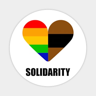 BLM LGBT+ Solidarity Heart 2020 Magnet